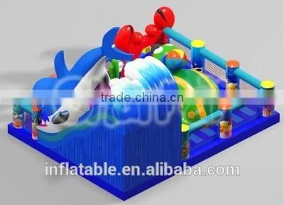 Giant Laser Tag Inflatable Water Obstacle Course/inflatable Delphinus Delphis/inflatable Paintball Obstacle Supplier's Choice photo-5