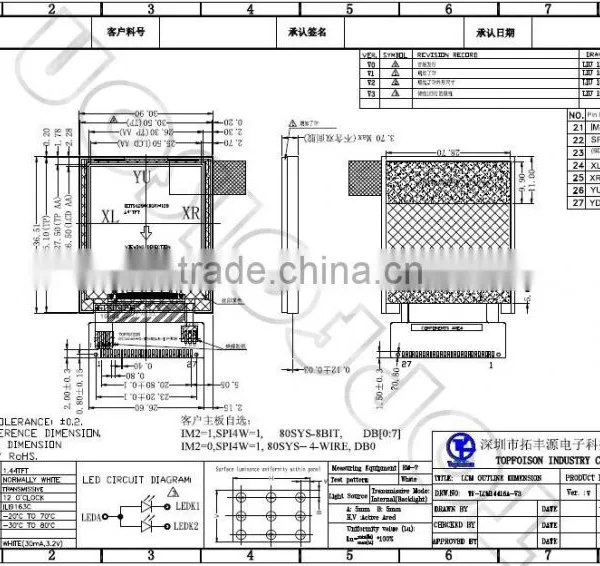 1.44 Inch Useful 128*128 Tft Lcd Screen Display 128*128 Inch Tft Module photo-4