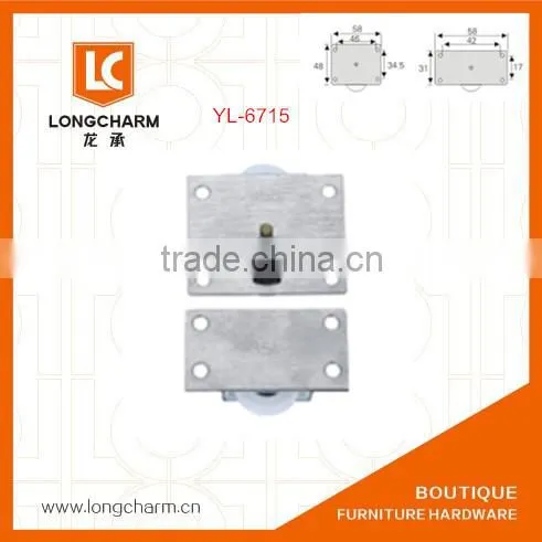 Caster Wheel for Sliding Door Sliding Door Rollers Black Iron Caster Wheel for Sliding Door photo-3