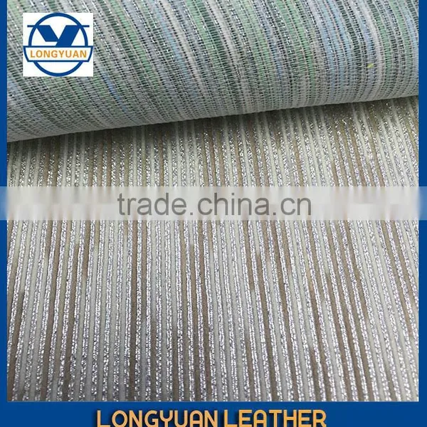 Fabric Material Glitter Vinyl Upholstery Fabric Vinyl Fabric for Chair photo-2