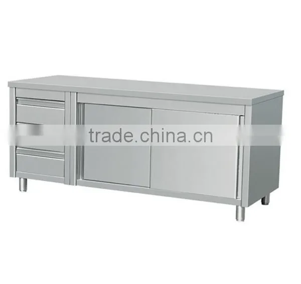 Commercial Stainless Steel Work Prep Table w/ Cabinet 3 Left Drawers 63 x 24 photo-2