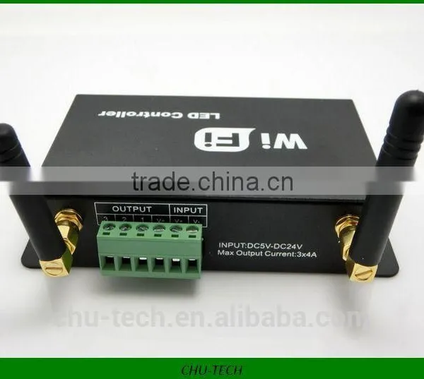RGB Strip Controller for Android or IOS System Mobil Phone DC5-24V RF WiFi LED Controller photo-5