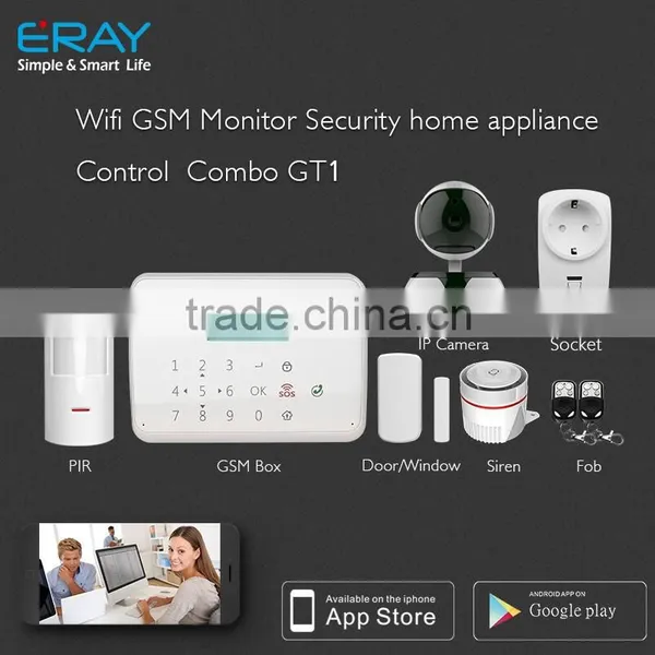 Factory Price Wireless Gate Way/ Garage Door/ Access Control Smart GSM Alarm System Home Security GSM Alarm System GT1