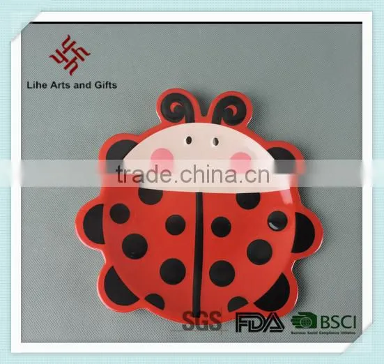 Coccinella Septempunctata Shape Melamine Children Dinner Set photo-6
