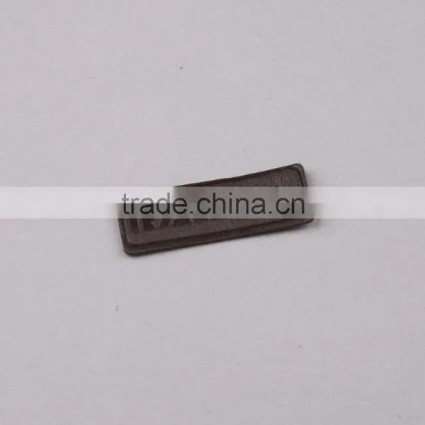 Hot Sale Factory Supplies Embossed Logo Faux Leather Patch Label photo-3