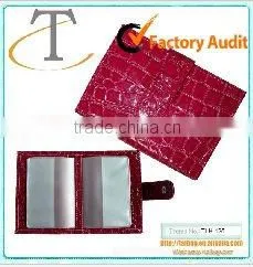 Croc Pvc Wallet Shape Card Holder
