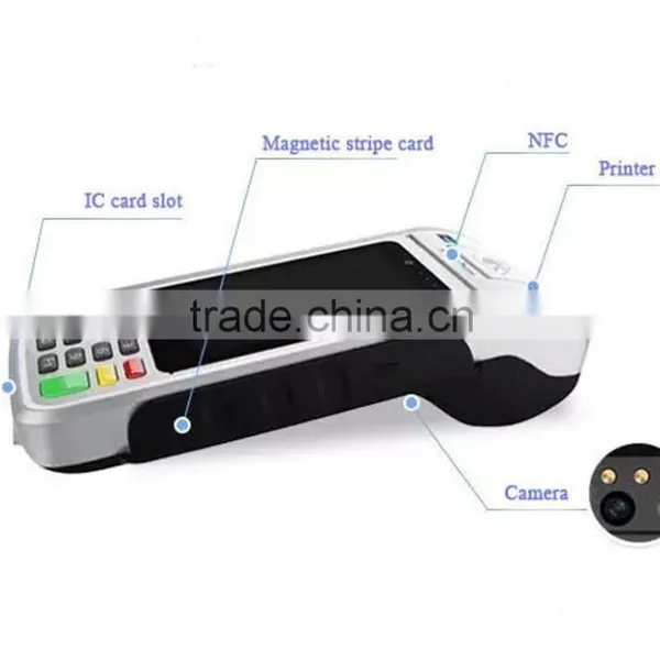 Android POS Terminal Built-in Thermal Printer With Touch Screen,Printer,MSR,RFID,GPRS photo-3