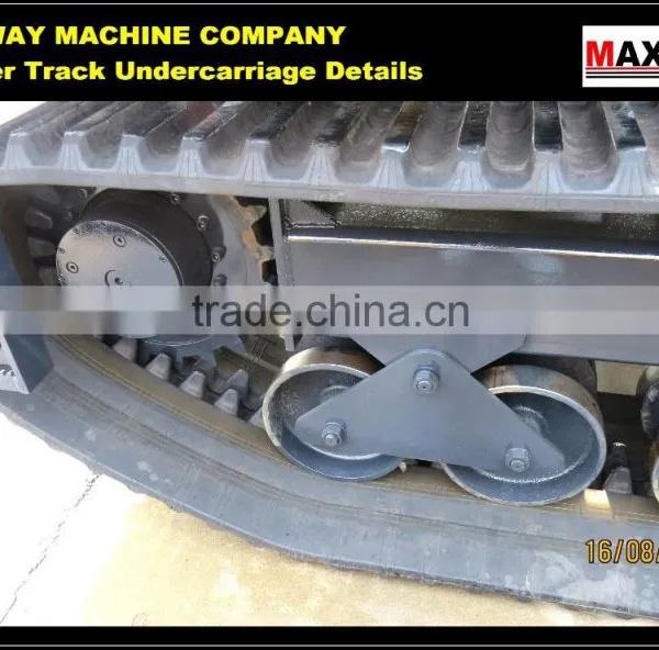 Rubber Crawler Self-unloading Farm Tractor for Muddy Field , Swamp , Wetland , CE / ISO / SGS , Model: CDT60 photo-4