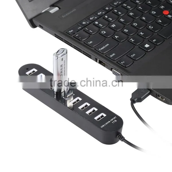 New High- Performance Portable 480MBPS Usb 2.0 10 Port Hub With One Switch photo-3