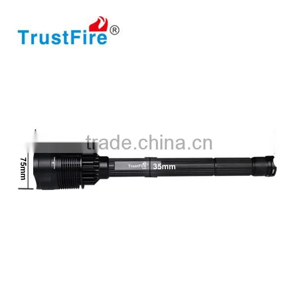 CREE Flashlight 8000LM Rechargeable Flat Lens Led Hiking Flashlight TrustFire X100 Camping Flashlight With CE FCC Certification photo-4
