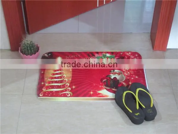 Anti-slip 100% Nylon Water Absorption Cheap Printed Stone Door Mat photo-5