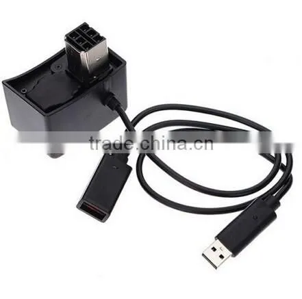 Power Supply Adapter Cable UK Plug for Xbox 360 for Kinect Sensor Adapter Wholesale Kinect Sensor for Xbox360 Extention Cable photo-2