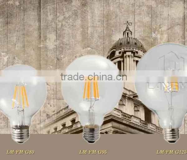 Big Globe G125 Edison Style Led Light Bulb 2W/4W/6W/8W Led Bulb photo-3