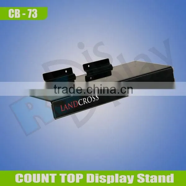 Acrylic Made Shoes Tray for Slatwall and Pegboard