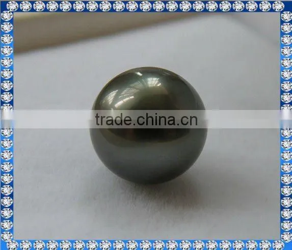 12.5-13mm Perfect Round Top Quality Tahitian Sea Pearls PLR179
