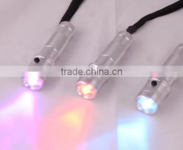 Special Gift Edison AAA Battery 3W High Power Color Changing RGB Led Flashlight photo-2
