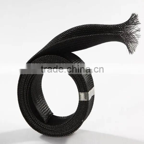 High Quality 1/4 Inch PET Braided Expandable Wire Sleeving photo-4