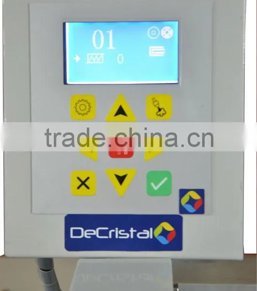 Decristal Multi-head Automatic Ultrosonic Rhinestone Hotfix Machine on T-shirt photo-6