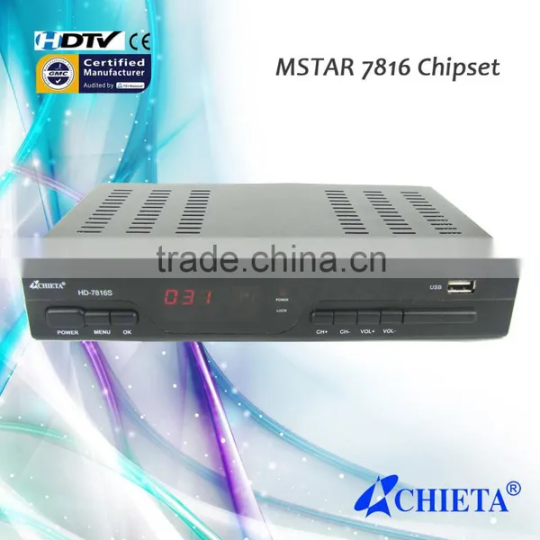 Sunplus1512 HD DVB-S2 IPTV Satellite TV Receiver With 3G Wifi RJ45 photo-2