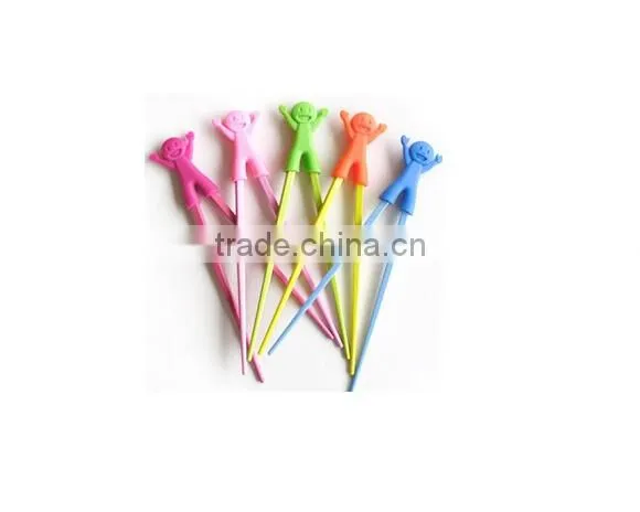 2016 Cute Silicone Bulk Plastic Chopsticks For Chilren Training Chopsticks photo-2