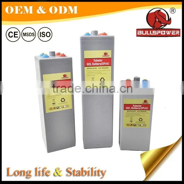2V 600ah 8V 24V Generator Solar Energy Opzs Gel Storage Battery photo-2