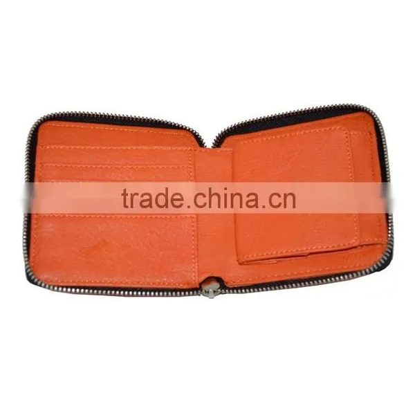 Fashion Custom Zipper Leather Wallet Case photo-3