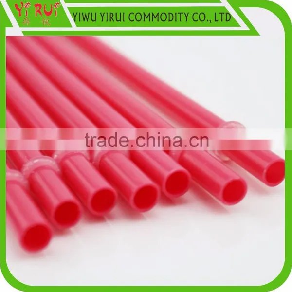 pp Material 7.5*230 mm Straight Drinking Straws With Ring photo-4