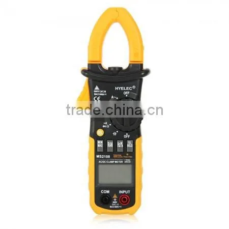 MS2108 Double Insulation 6600 Counts Digital Digital AC/DC Clamp Meter with Surge current testing