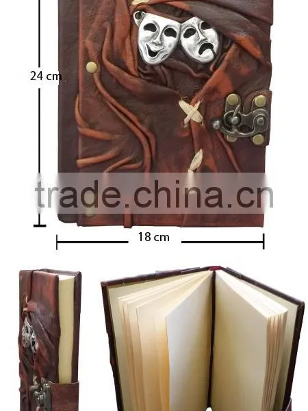 New Genuine Real Leather Handmade Notebook-Cheap High Quality-Dairy-Sketchbook-Journal -2015 Promotional Handmade New Designs photo-6