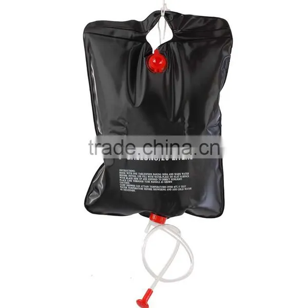 Outdoor 20L / 5 Gallons Solar Energy Heated Camp Shower Bag PVC Water photo-3
