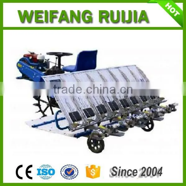 One Wheel Diesel Oil Riding Type 8 Rows 238mm Rice Transplanter With Good Rice Transplanter Price photo-3