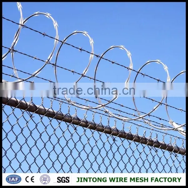 Powder Coated Wire Mesh Fence Motto Barbed Wire Concertina Wire Price photo-3