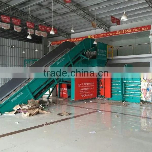 Automatic Scrap Plastic Baling Press Machine photo-2