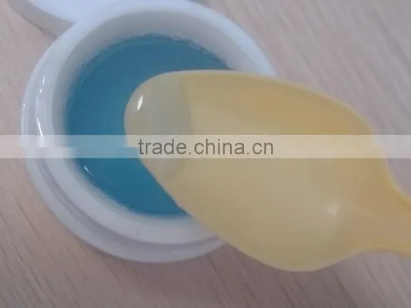 China Wholesale UV Builder Gel Transparent Blue Gel photo-3