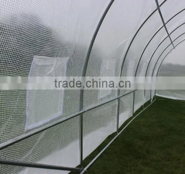 Garden Polytunnel Greenhouse Galvanised Steel Frame Poly Tunnel 10mx4m x 2.3m photo-4