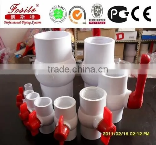 High Quality Compact PVC Ball Valve, PVC Valve photo-2