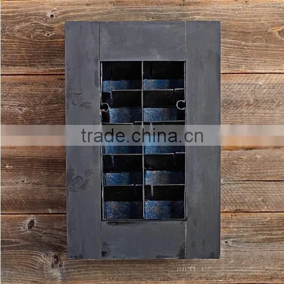 Wooden Chalkboard Wall Planter photo-3