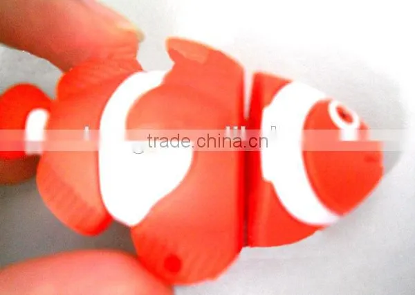Cute Cartoon 3 d Fish U Disk Shell Pvc Usb Stick photo-3