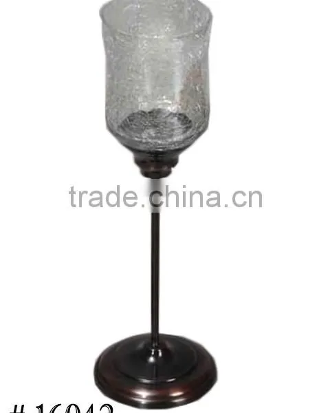 Table Decorative For Candle Light Dinner Hurricane Candle Holder photo-5