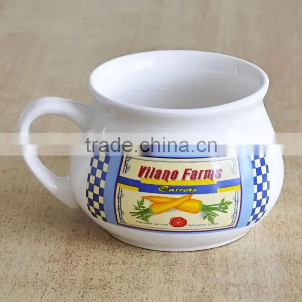 Farm Fresh Soup Mug, Ceramic With Decal photo-2