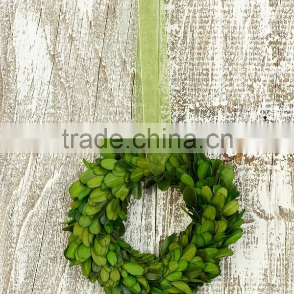 8'' Preserved Boxwood Wreath Wholesale photo-3