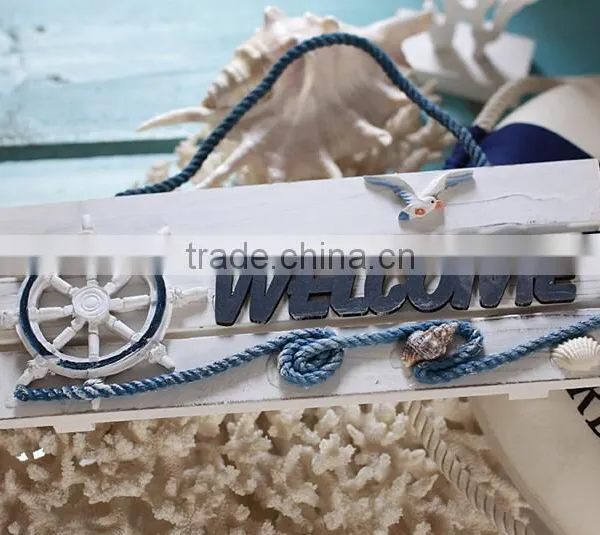 Welcome Card Handmade Wood Doorplate for Shop photo-4