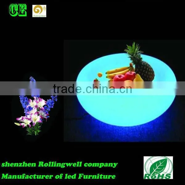 Rechargeable Hot Plate Led for Event Plastic Plated Fruit Bowl photo-5