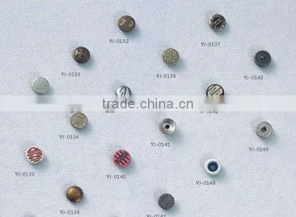 KMJ-2128 series classical design jeans rivets for clothes