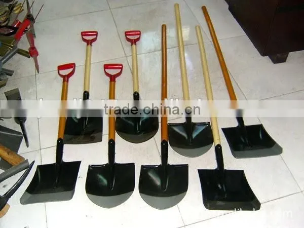 High Quanlity Wooden Handle Steel Garden Shovels photo-3