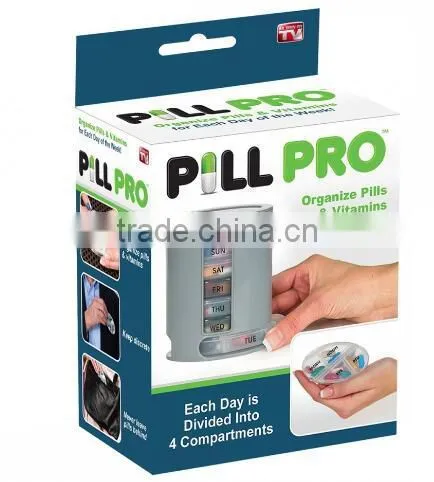 2017 New Arrival Mini Pill Pro Storage Box Organize Pills& Vitamins For Each Day Of The Week photo-5