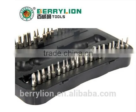 Berrylion 44pcs Screwdriver Tool Set for Sale CR-V Slotted & Phillips Screwdriver photo-3
