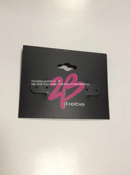 Jewelry Packaging Card Printing