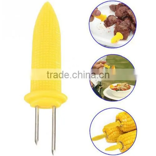 Safe Mini Corn on the Cob Holders Skewers Needle Prongs Fork Picks Kitchen BBQ photo-6