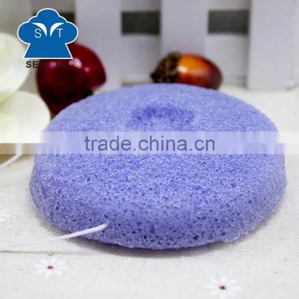 KONJAC SPONGE Silk Collagen 100% Natural Vegetable Fiber for Keratin Removal photo-4